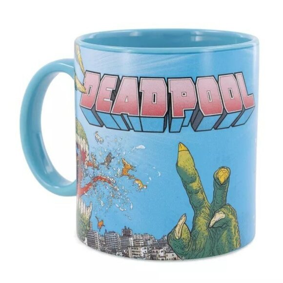 Silver Buffalo Marvel Deadpool and Unicorn "Best Mug Ever" Ceramic Mug NWT - Picture 2 of 3